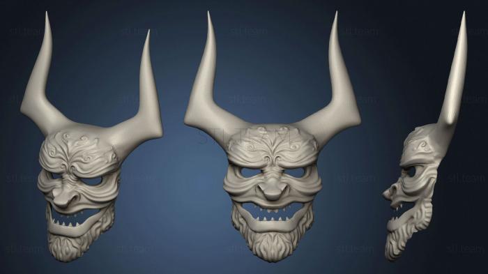 3D model Oni mask (STL)